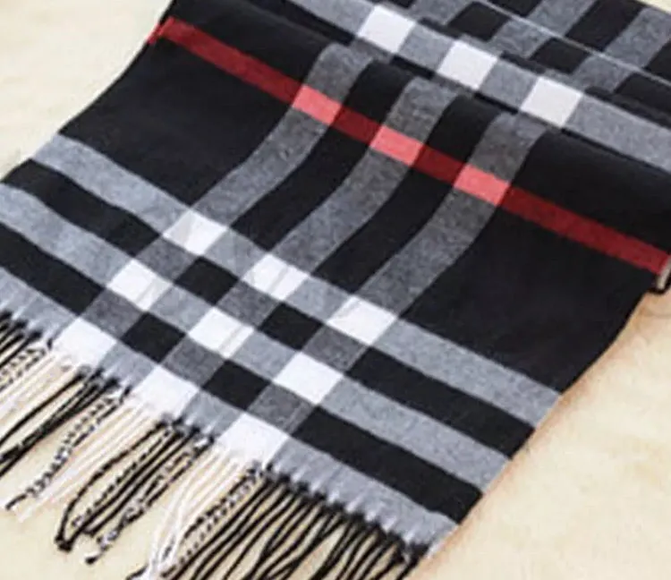 { Scarf } Plaid. Check. Designer inspired.