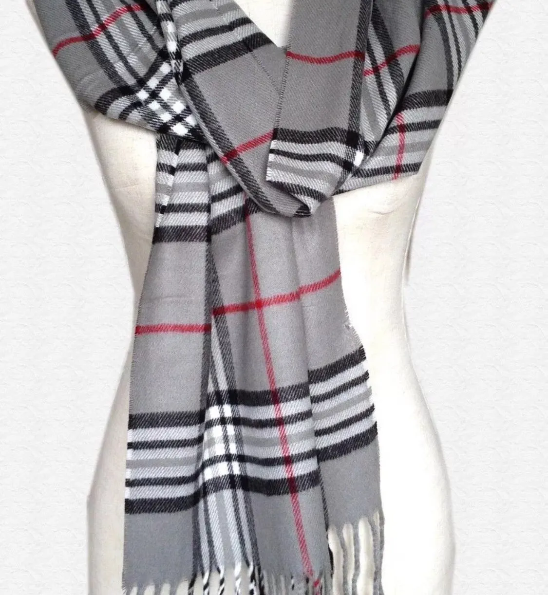 { Scarf } Plaid. Check. Designer inspired.