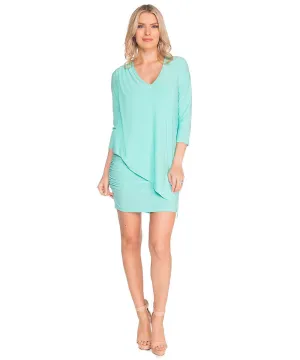 3/4 Sleeve Versatile Tunic Dress - LAST TANGO MS391