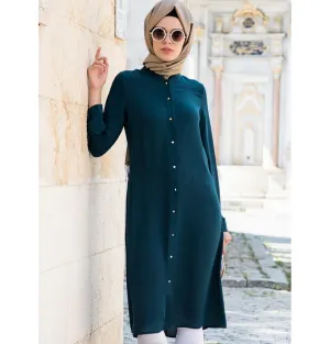 Abaci Simple Tunic 17TNK9936 Teal Blue