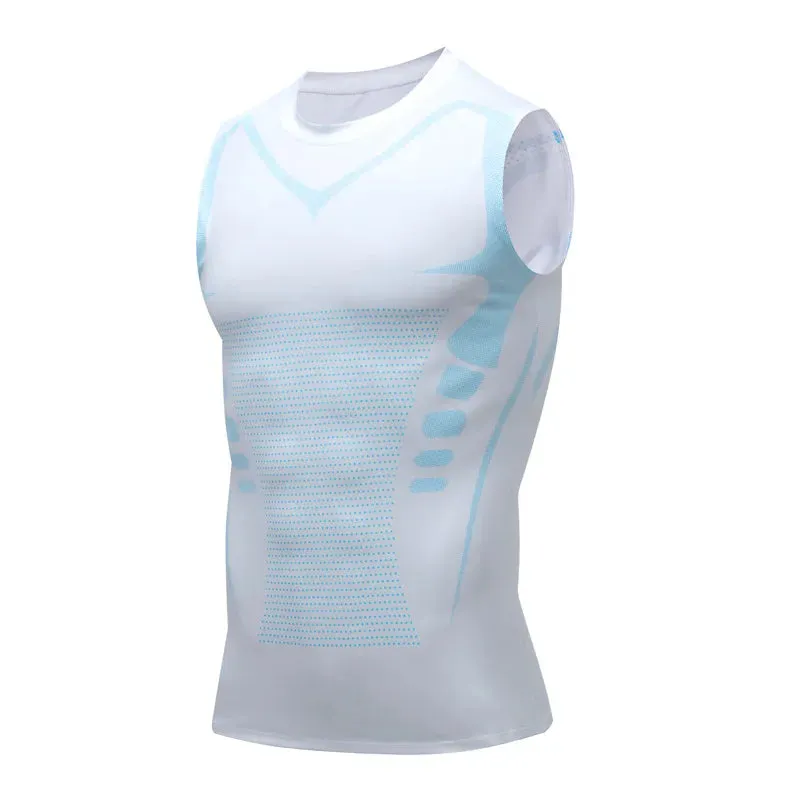 Aidase Compression Tank Top Men Gym Shirt Sleeveless Quick Dry Printing Sportswear Male Fitness Bodybuilding Vest Workout Muscle Top