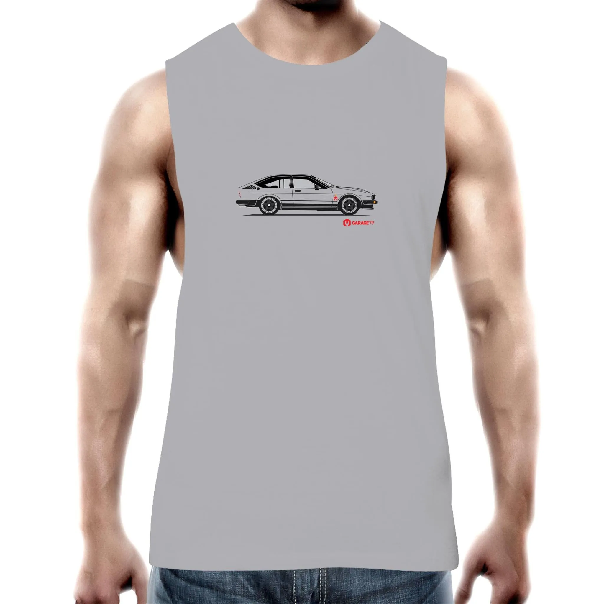 Alfa GTV6 Side Mens Barnard Tank Top Tee