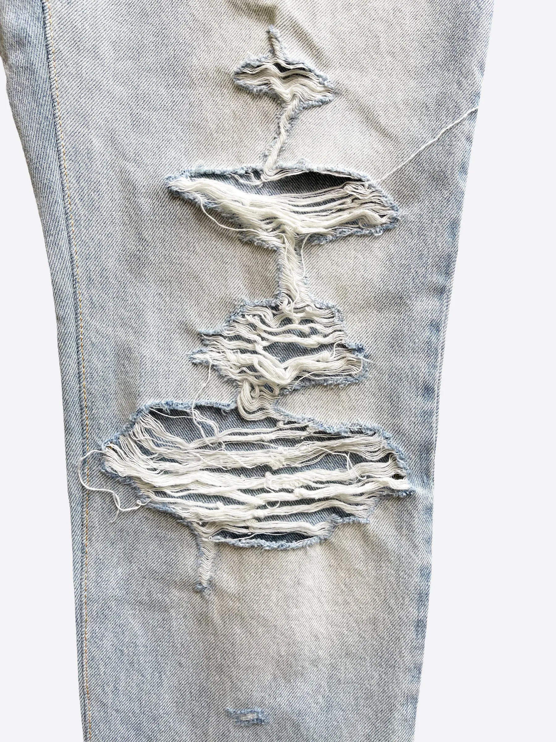 Amiri Light Blue Distressed Jeans