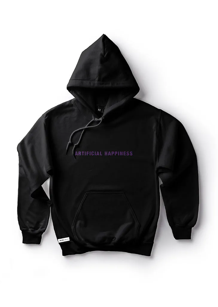 Artificial Happiness / Oversized Pullover Hoodie