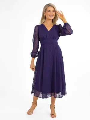 AUDREY MIDI DRESS (PURPLE)