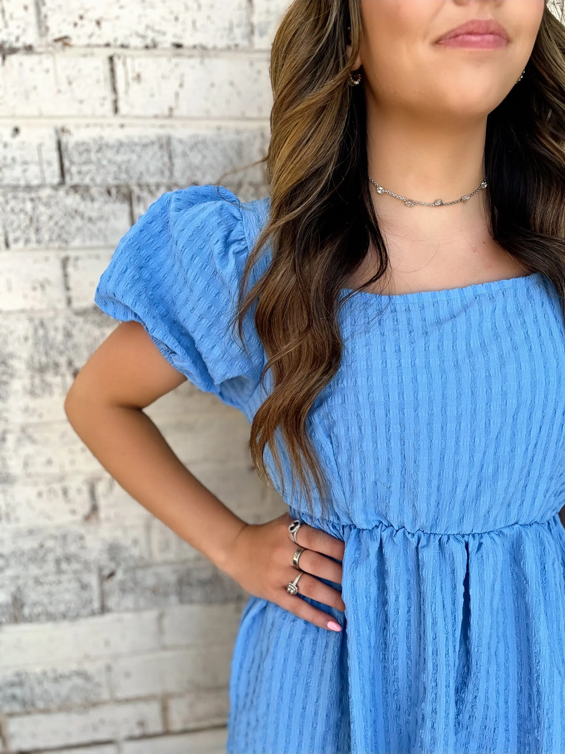 Baby Boy Blue BabyDoll Dress*