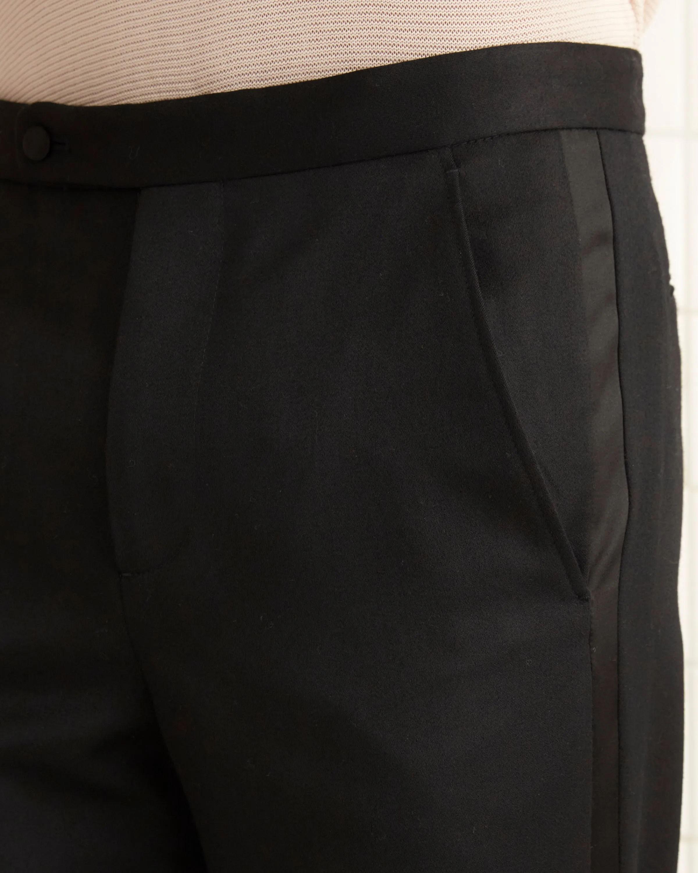 Barathea Tuxedo Trousers