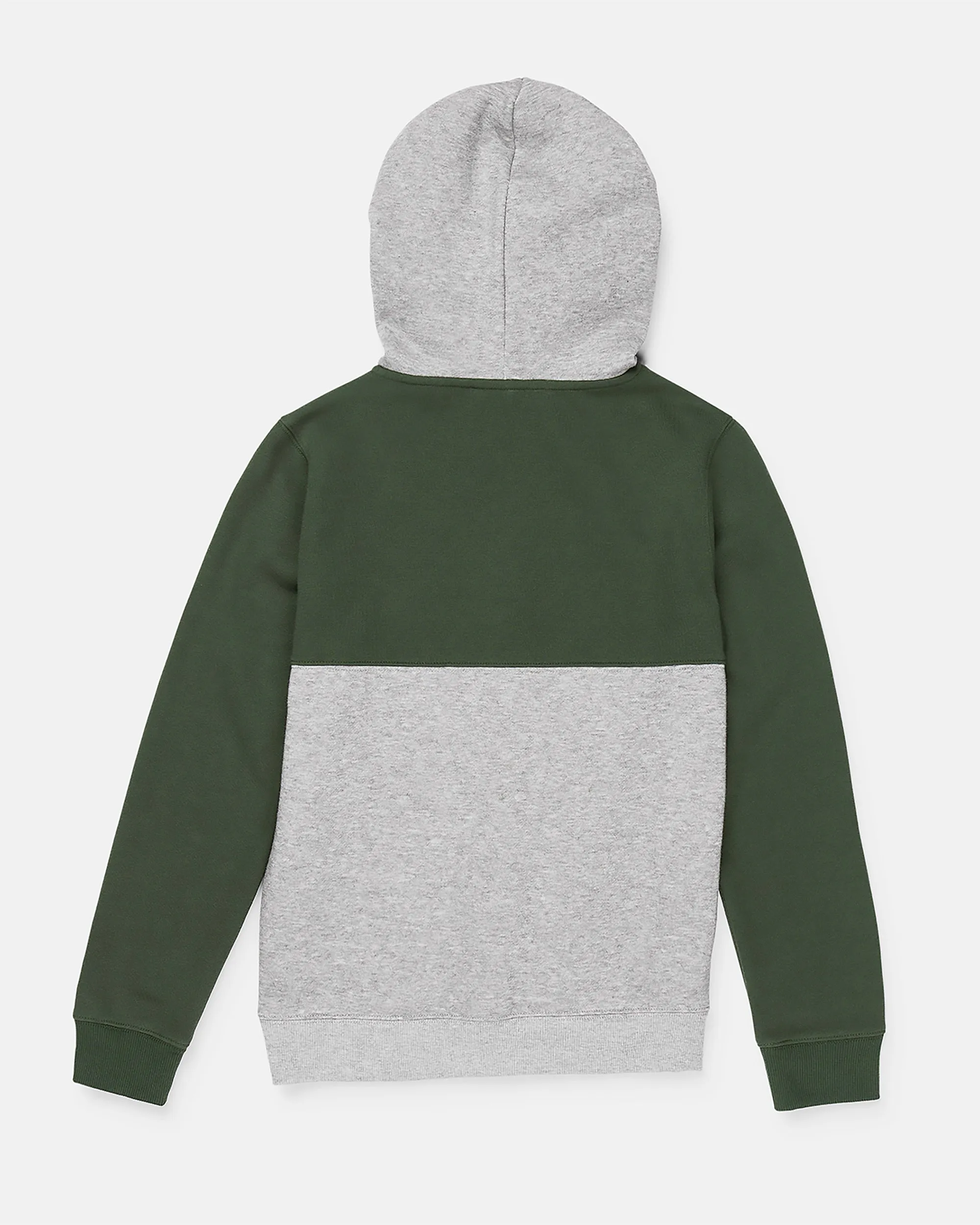 Big Boys Divided Pullover Hoodie - Forest Green