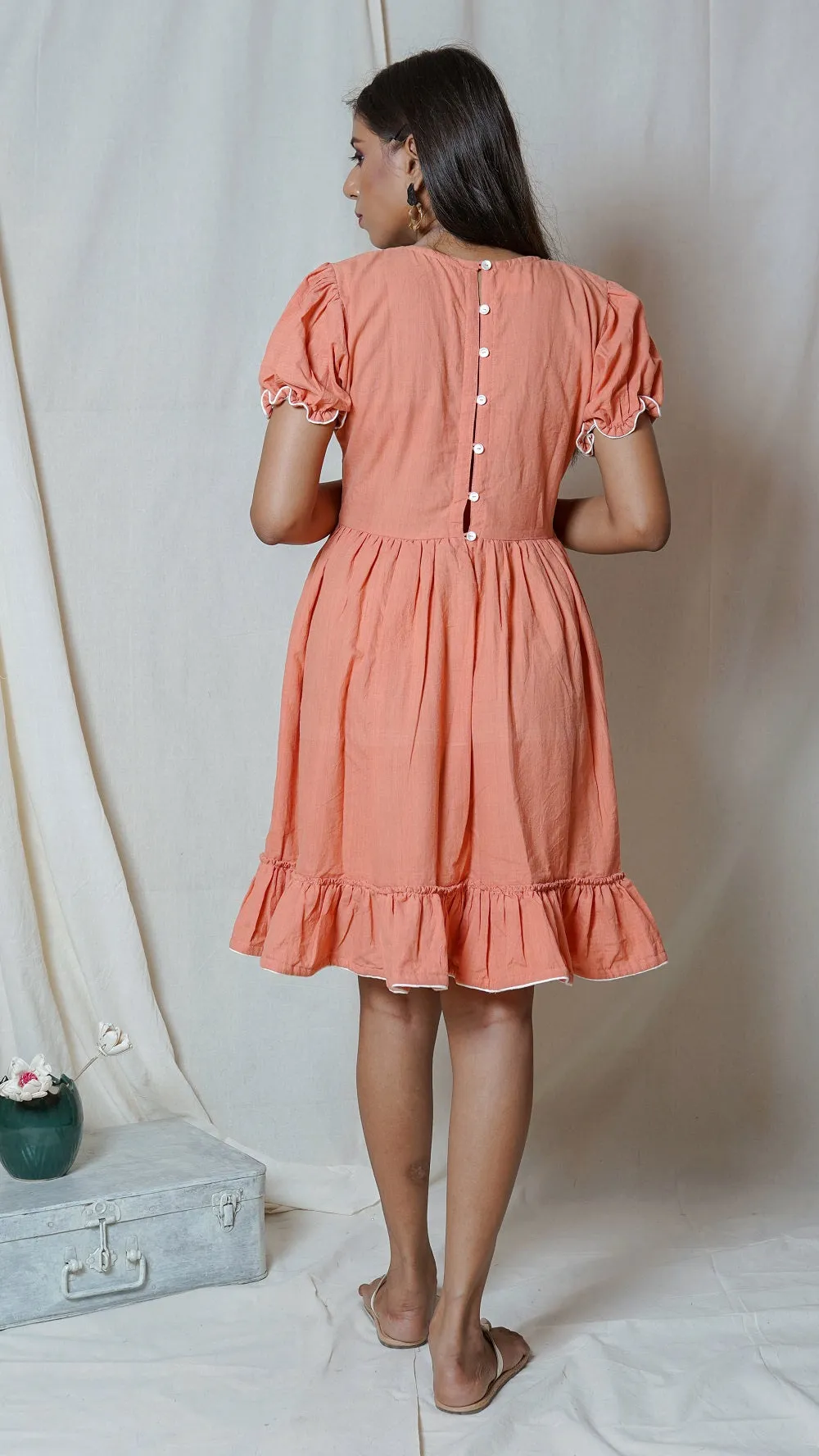 Blush knot dress