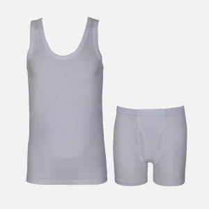 BOYS UNDERWEAR VEST & SHORT 2 PIECES SET