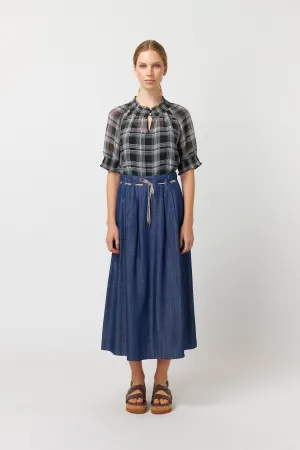 Chambray skirt