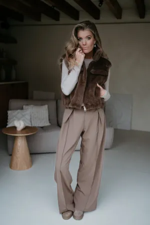 Ciale gilet I Taupe