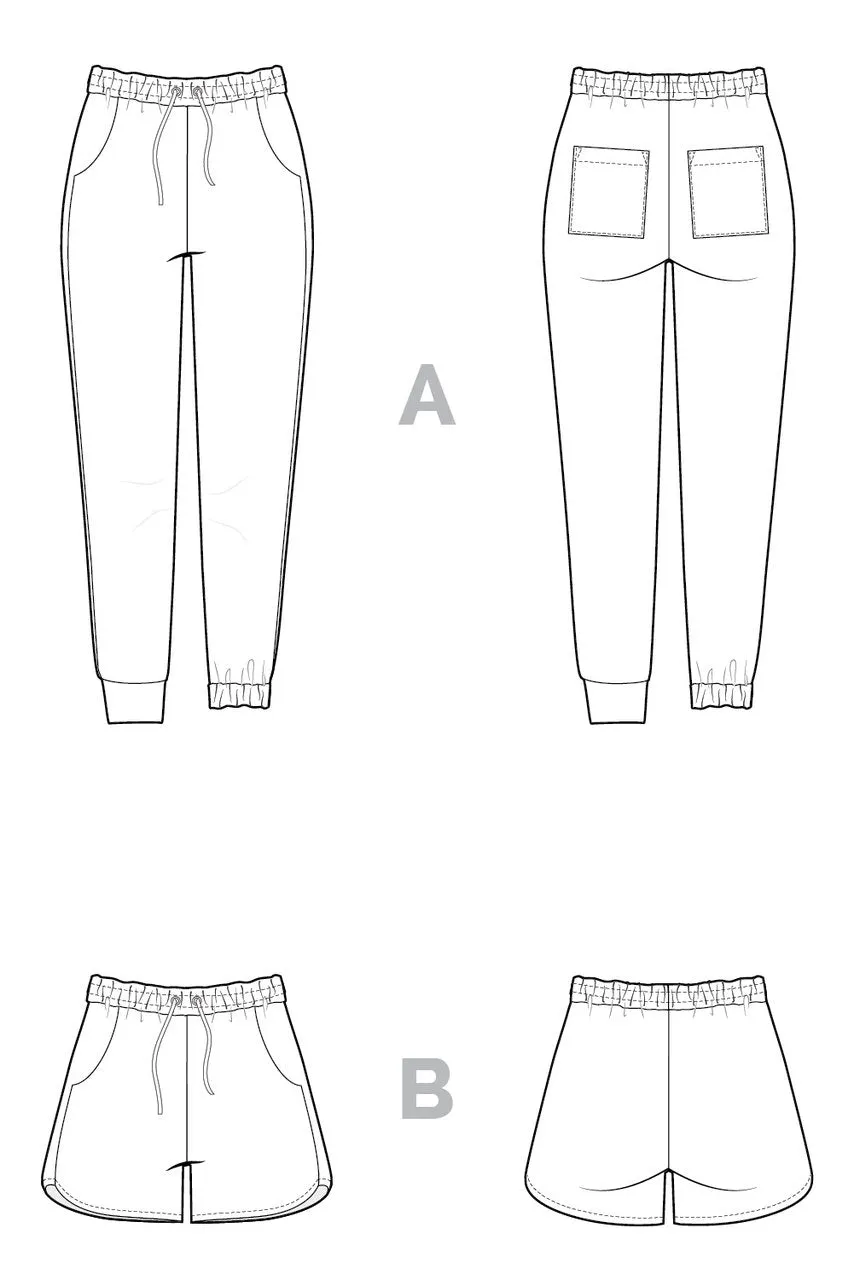 Closet Core Patterns - Plateau Joggers