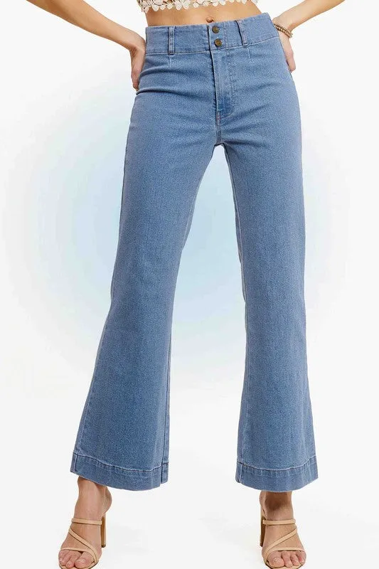 Compare Notes Light Denim Flare Jeans