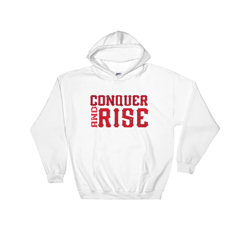 Conquer and Rise Pullover Hoodie