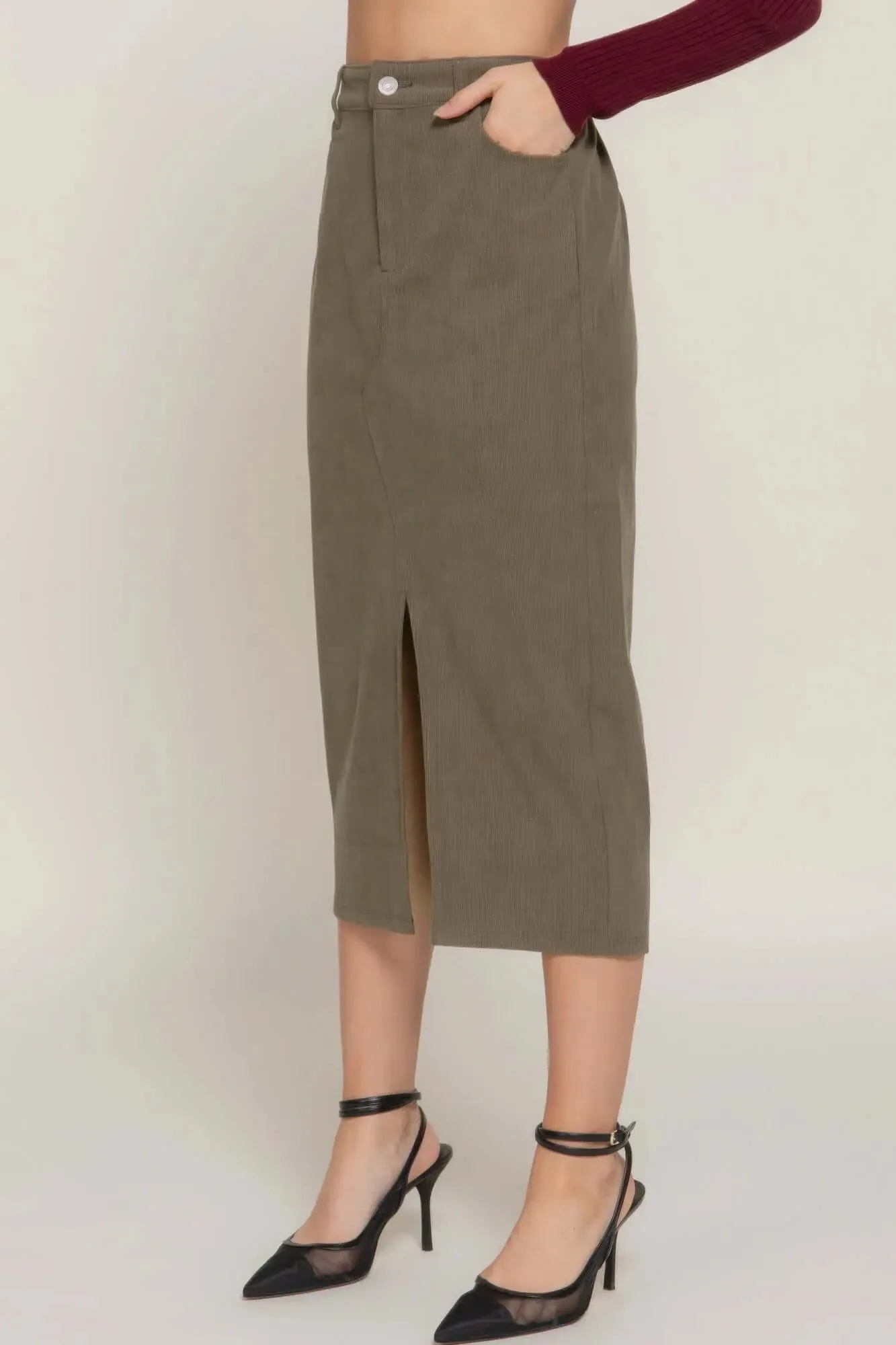 Corduroy Skirt