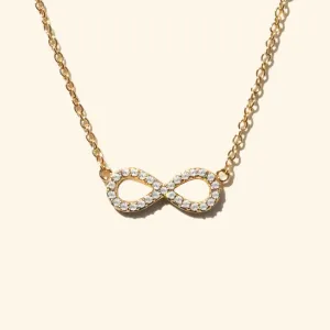 Crystal Infinity Necklace