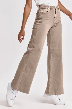 Dear John Fiona Super High Rise Wide Leg Jeans in Cashmere