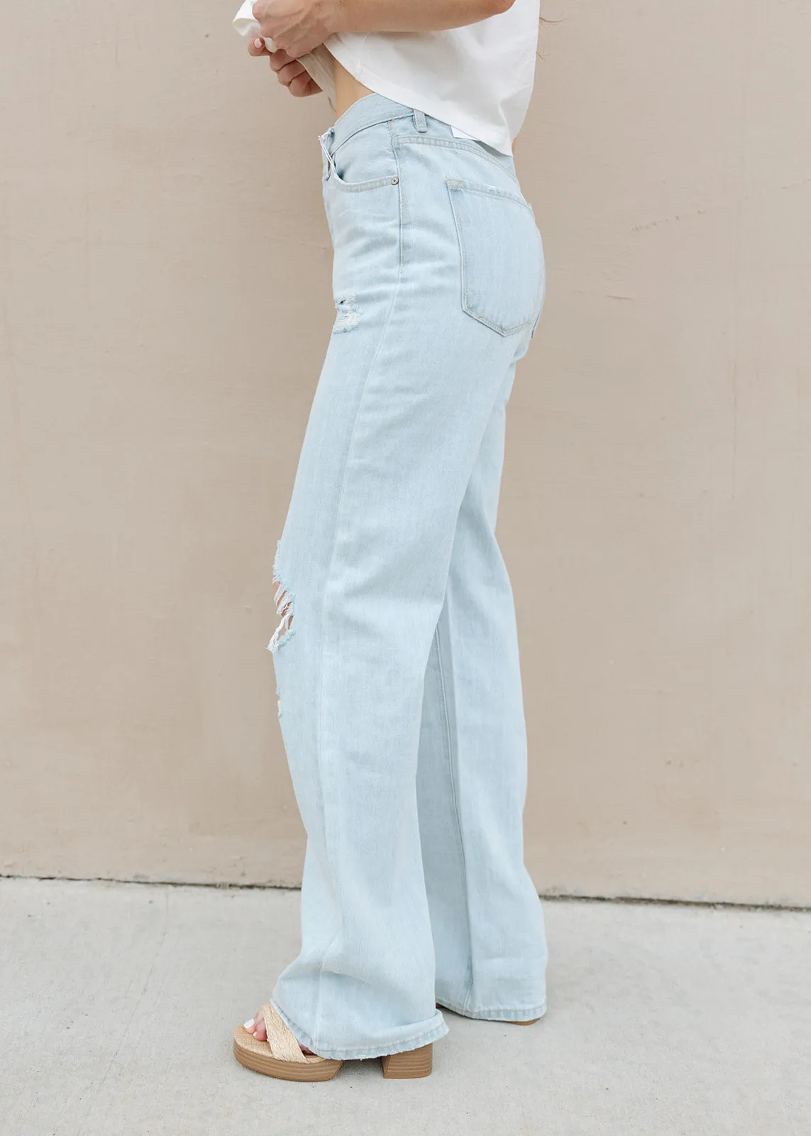 Devon Ultra High Rise 90's Flare Denim Jeans