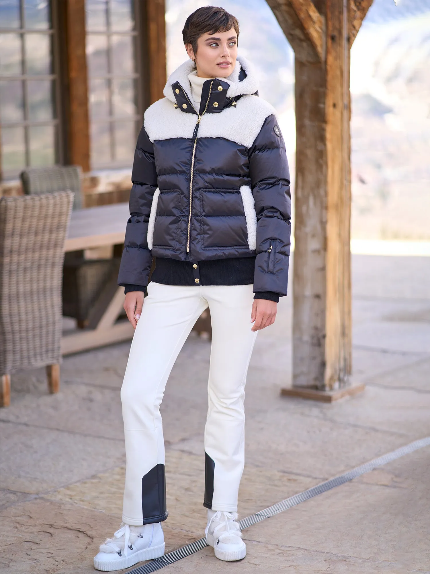 Dia Sport Satin Down Ski Jacket