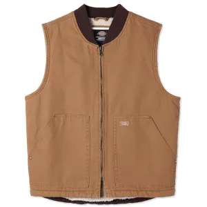 Dickies Duck Canvas Vest - Stone Washed Brown Duck