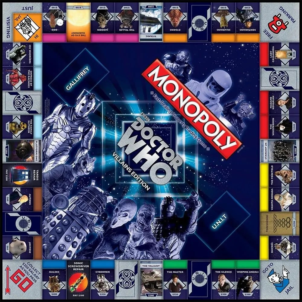 Doctor Who Monopoly Board Game