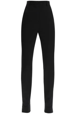 Dolce & gabbana slim trousers with zip cuffs