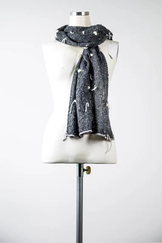 Grey Wool Scarf