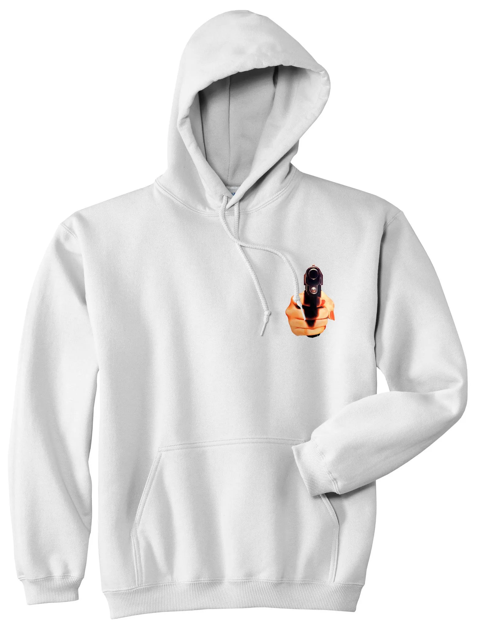 Hand Gun Women Girls Sexy Pullover Hoodie Hoody