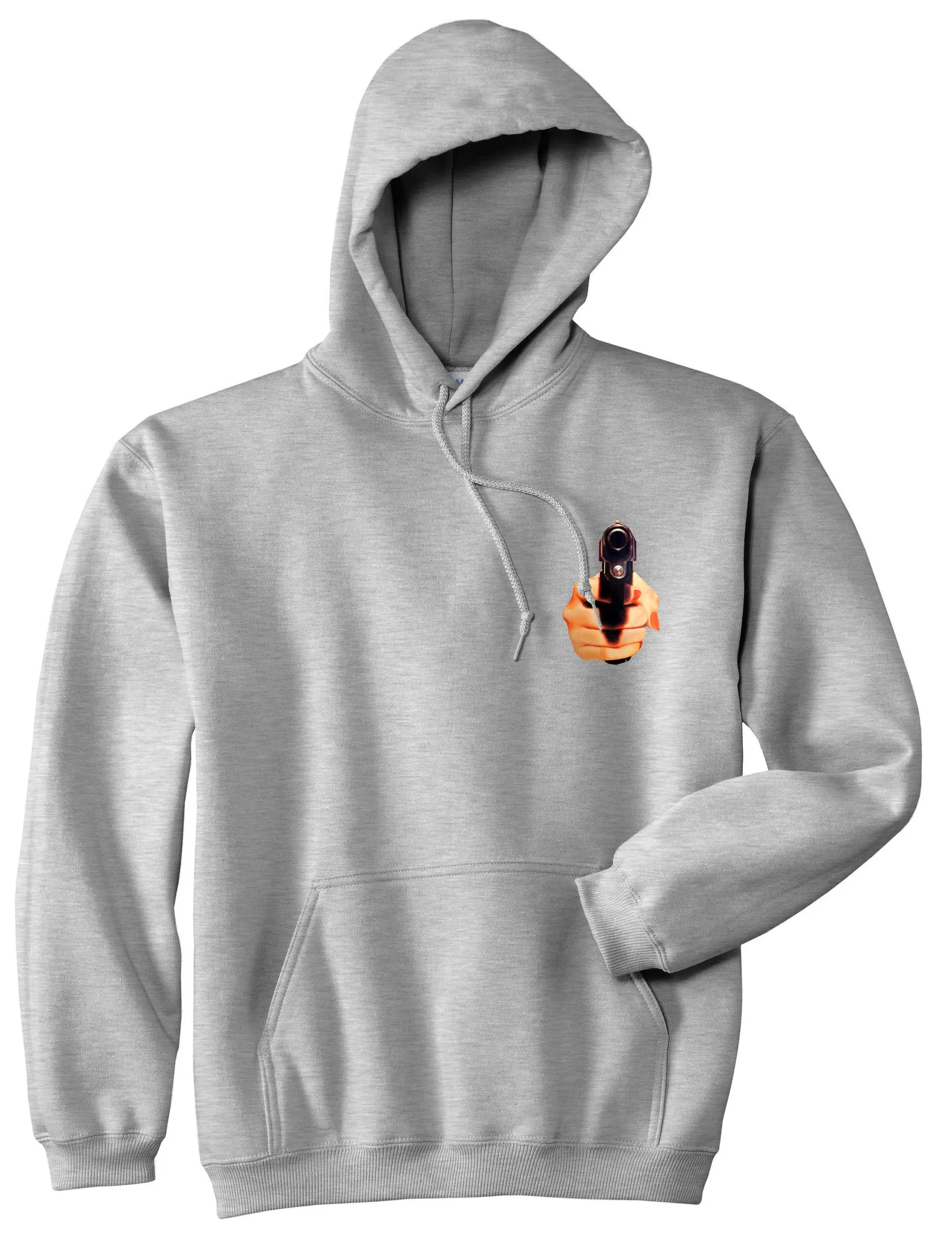 Hand Gun Women Girls Sexy Pullover Hoodie Hoody