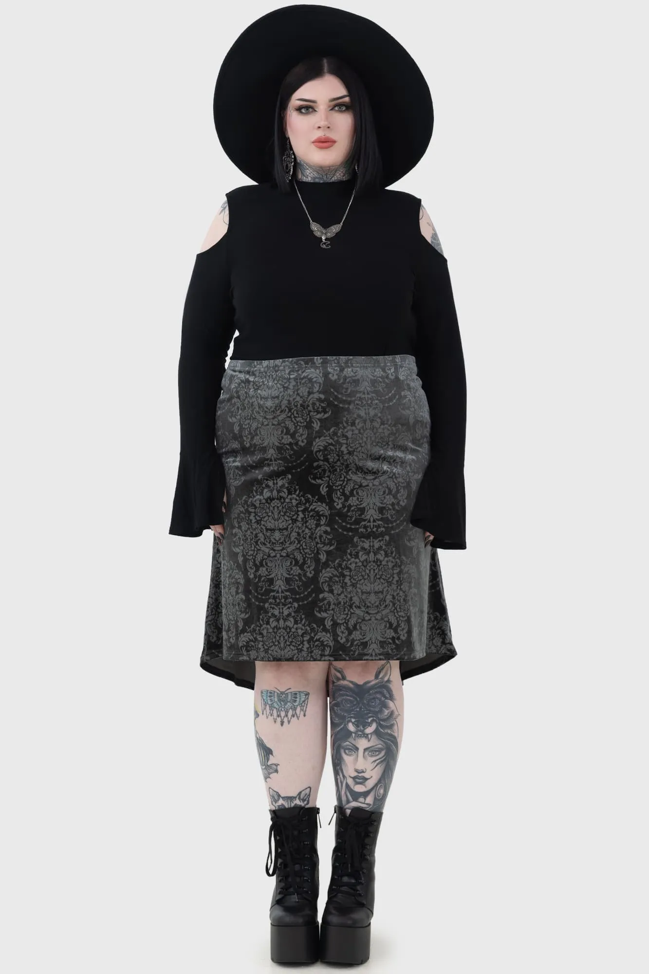 Haunted Lover Midi Skirt