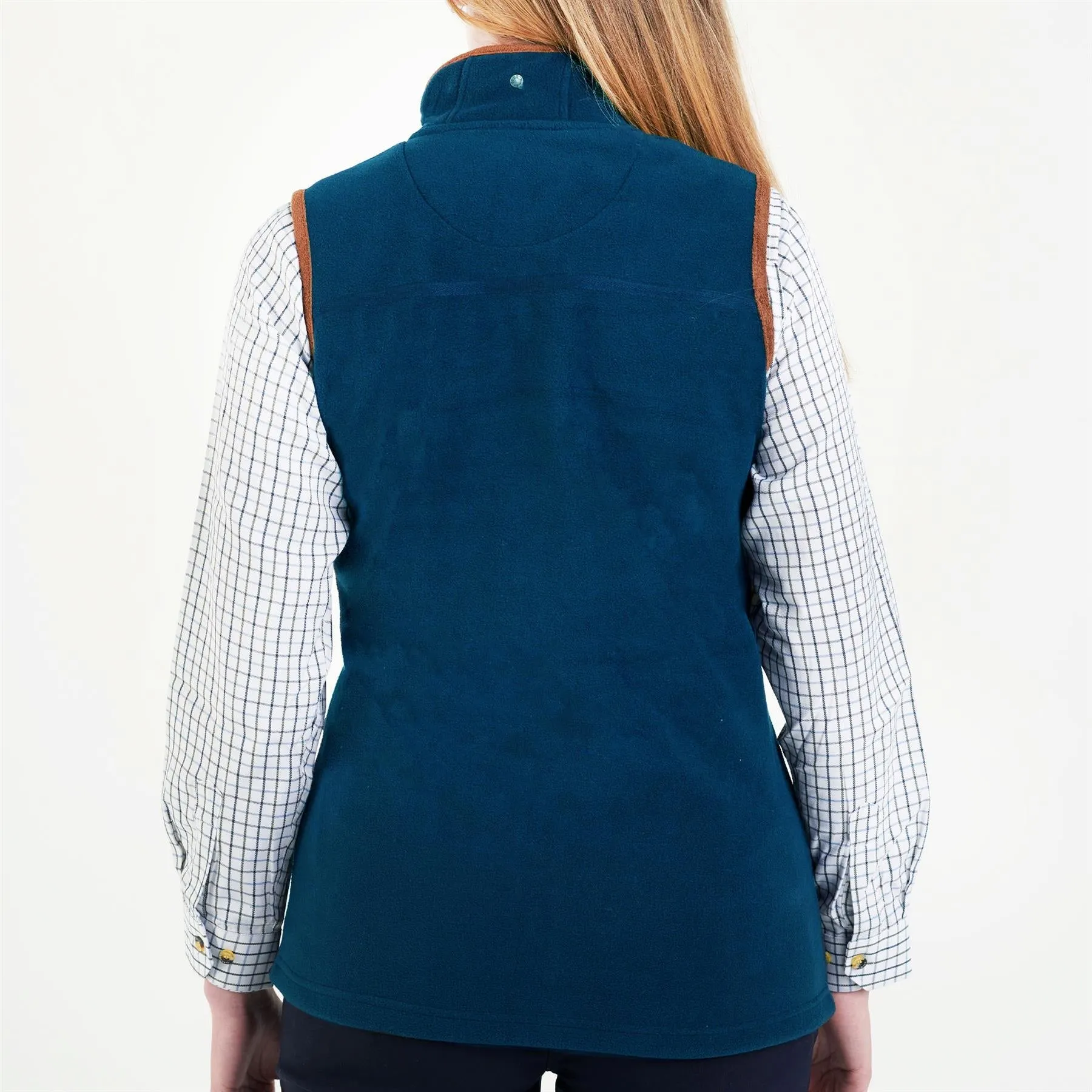 Hazy Blue Womens Sofia Full Zip Fleece Bodywarmer