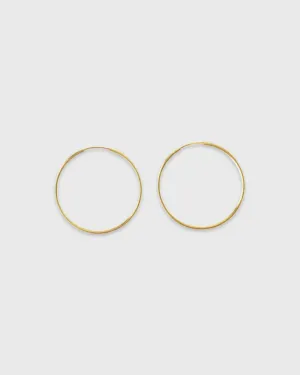 Infinity Hoop Earrings (27mm)