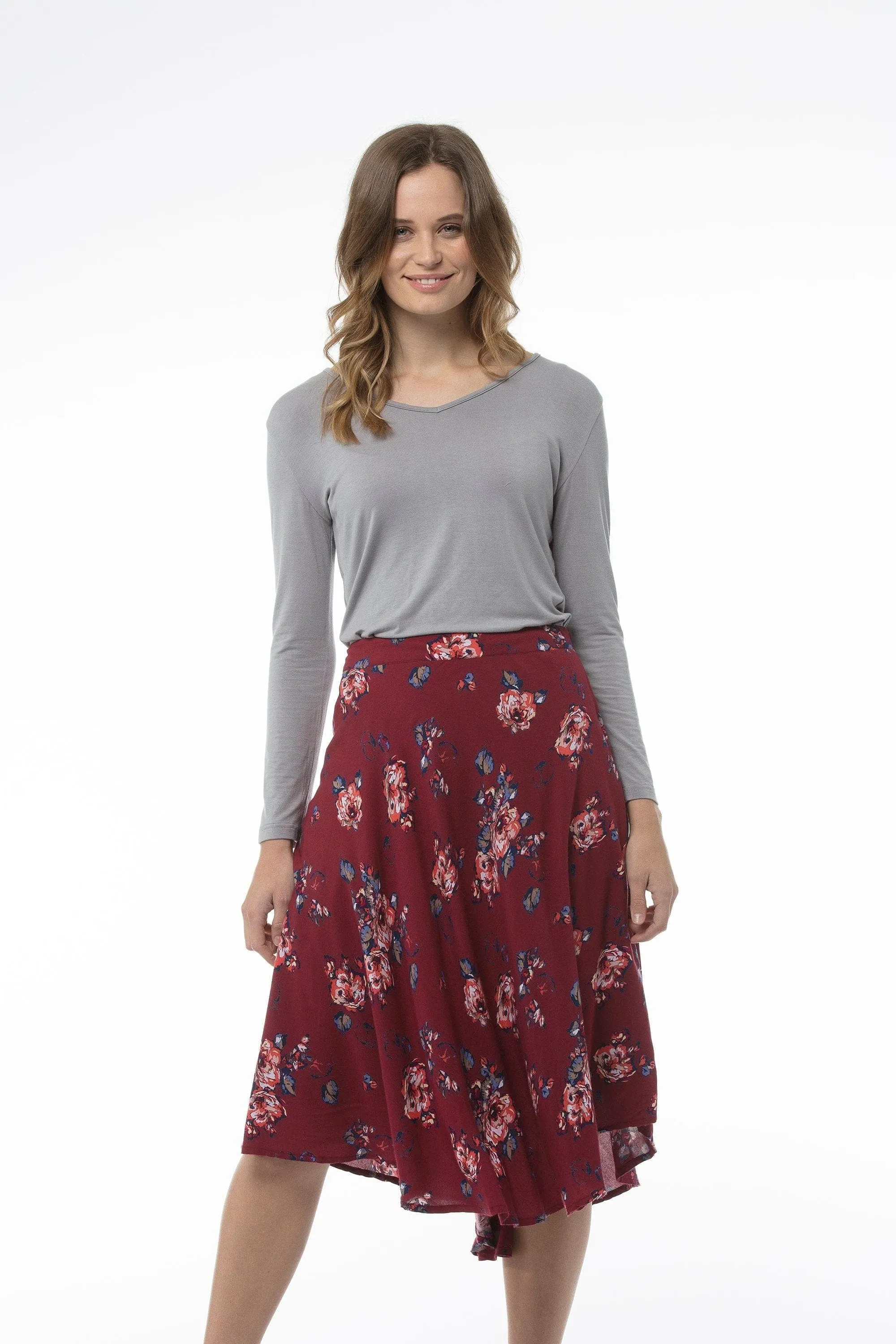 JOAN Skirt - Red Print