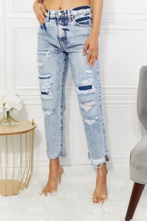 Kancan Kendra High Rise Distressed Jeans