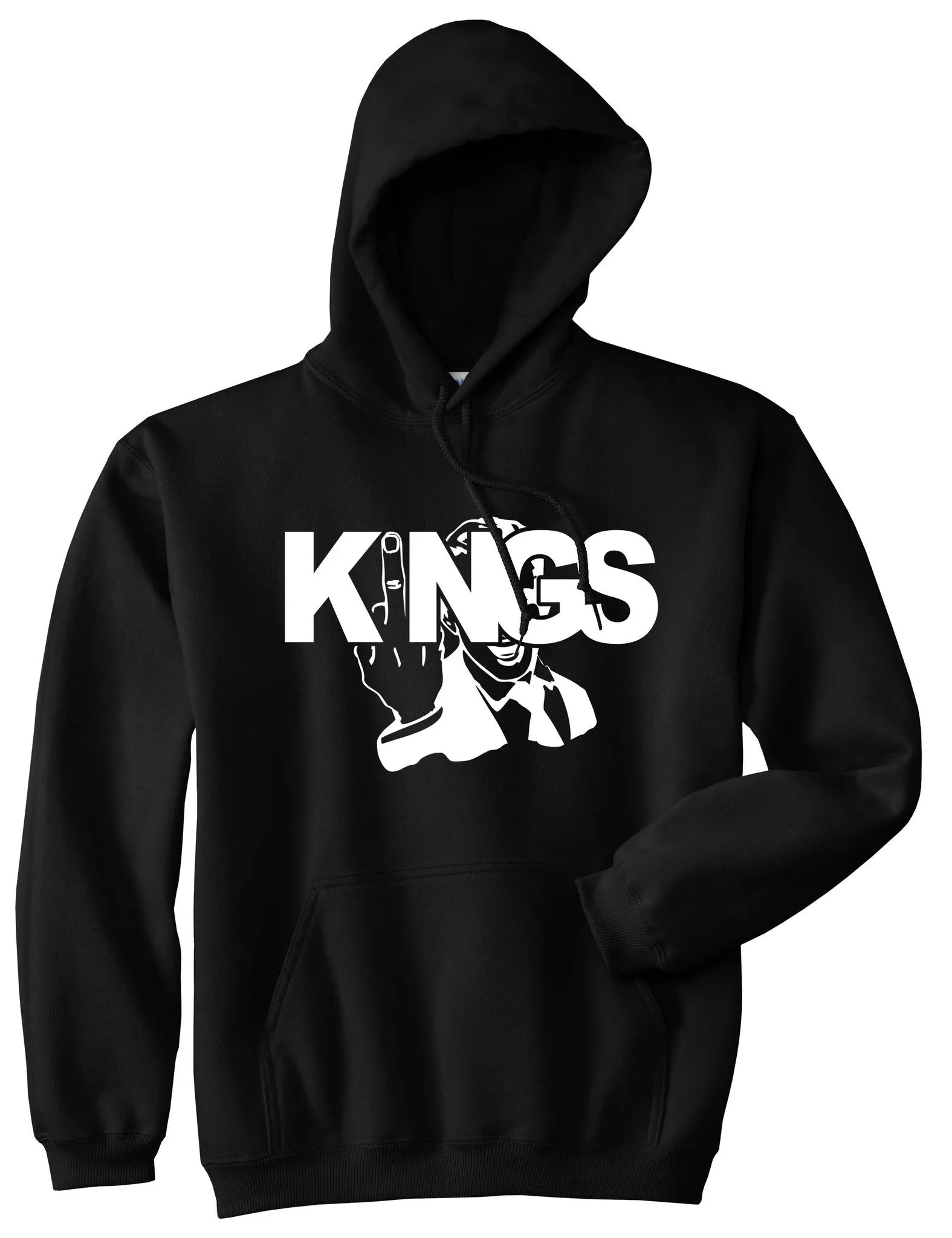 KINGS Fck You Middle Finger Pullover Hoodie Hoody