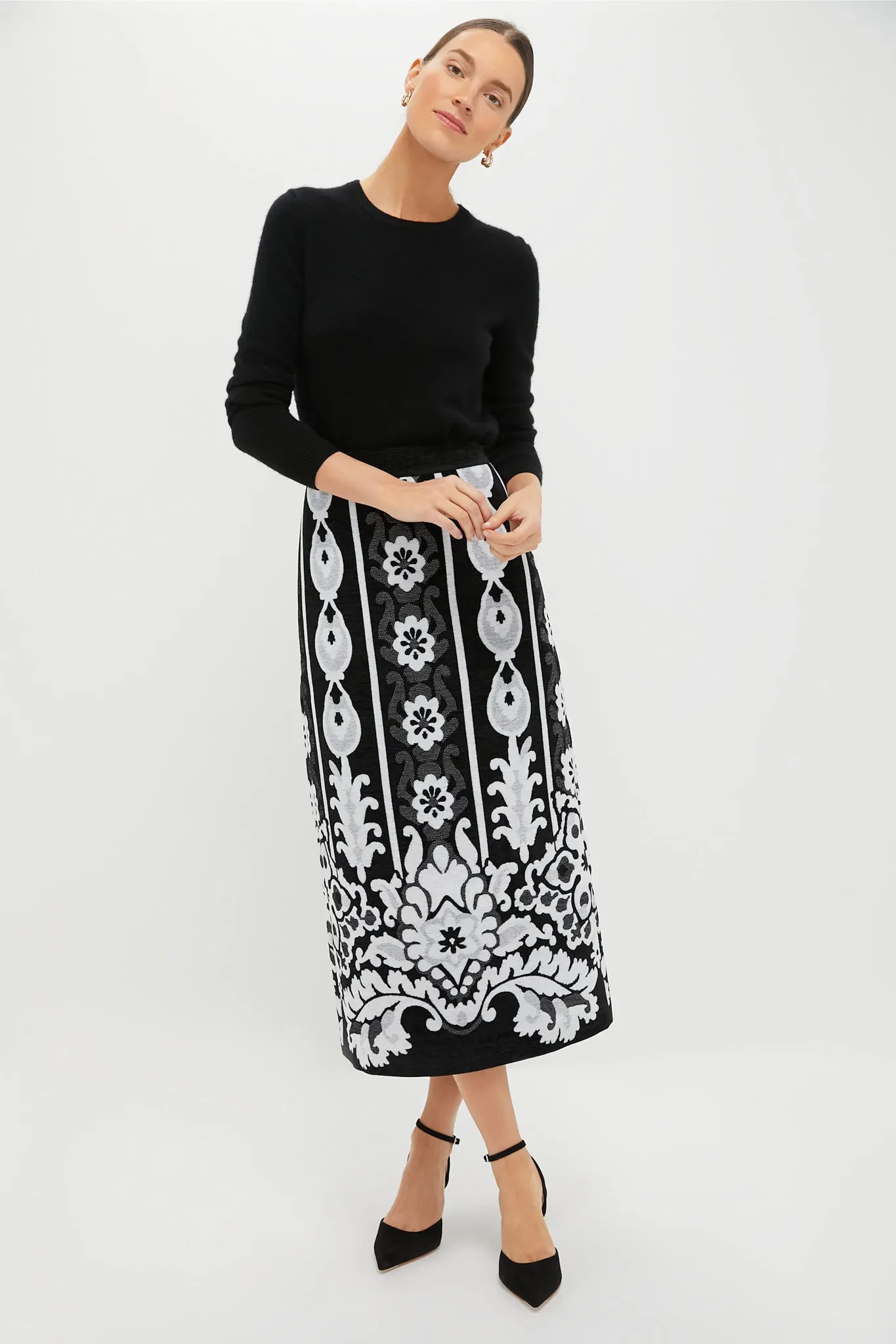 Knit Jacquard Catania Skirt