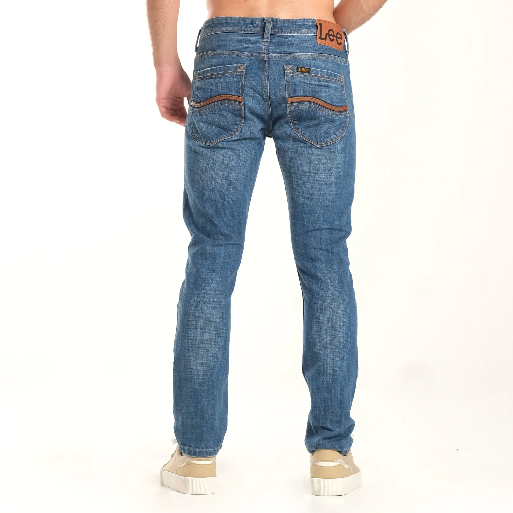 LEE DENIM JEANS FOR MEN - RAMONE FIT IN BLUE INSTINCT