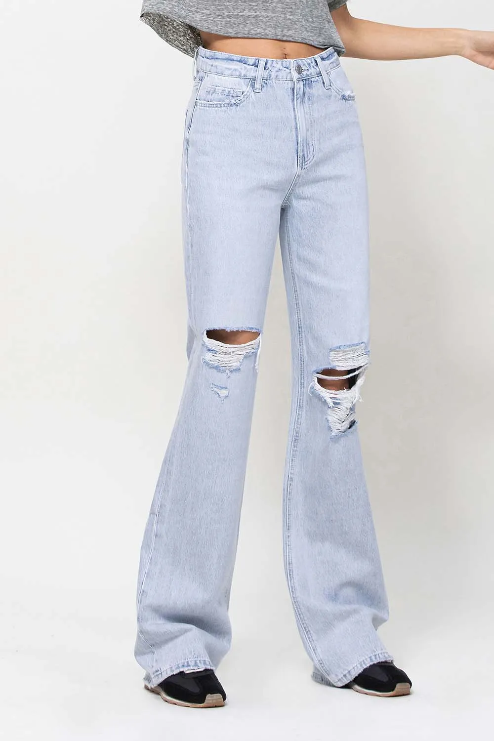 Leslie 90s Flare Hi Waist Jeans by Vervet