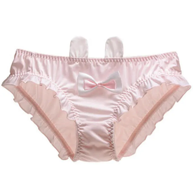 Lolita Cute Bow Ruffle Rabbit Ears Undies