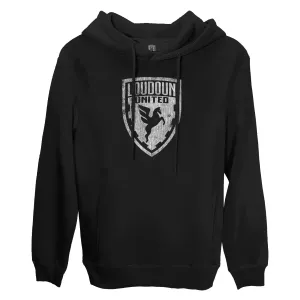 Loudoun United FC Mono Badge Fleece Pullover Hoodie - Black