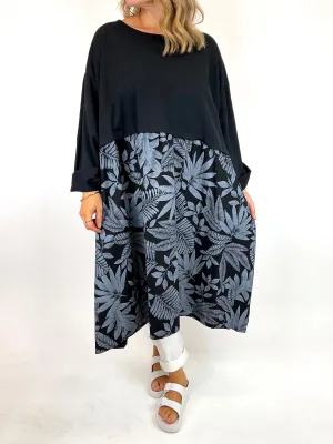 Made in Italy Lagenlook Camila Tunic in Black. code 57879