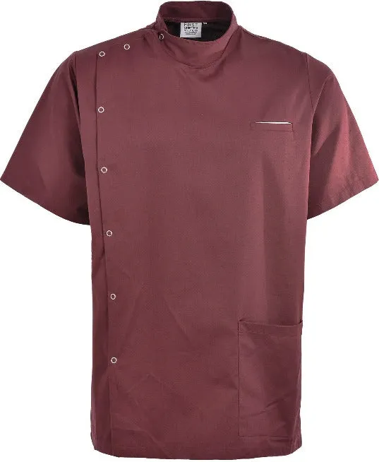 Male Asymmetric Tunic | Size S to XXL | Maroon