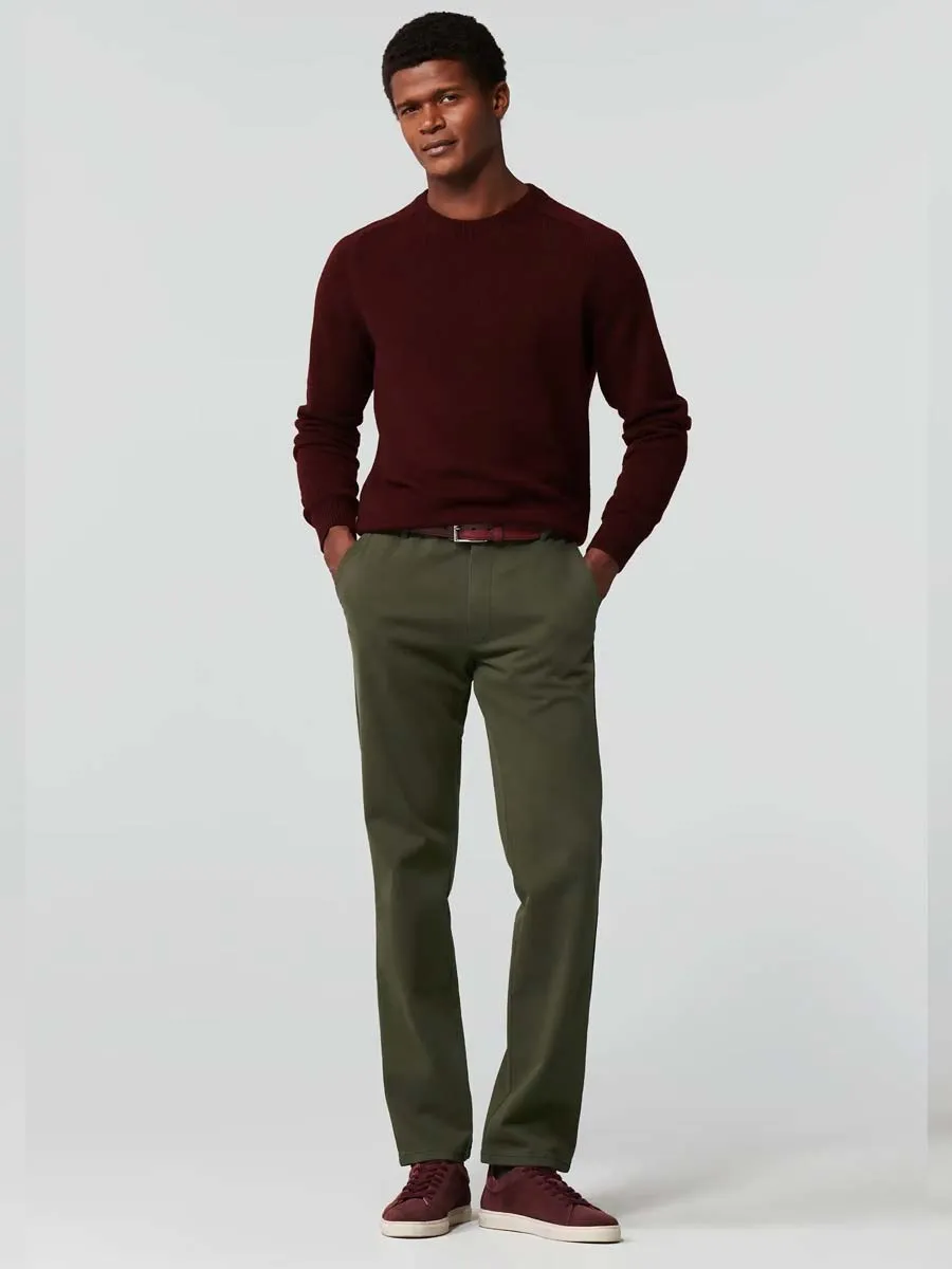 MEYER Oslo Trousers - 316 Luxury Cotton Chinos - Laurel