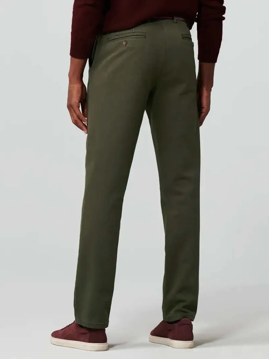 MEYER Oslo Trousers - 316 Luxury Cotton Chinos - Laurel