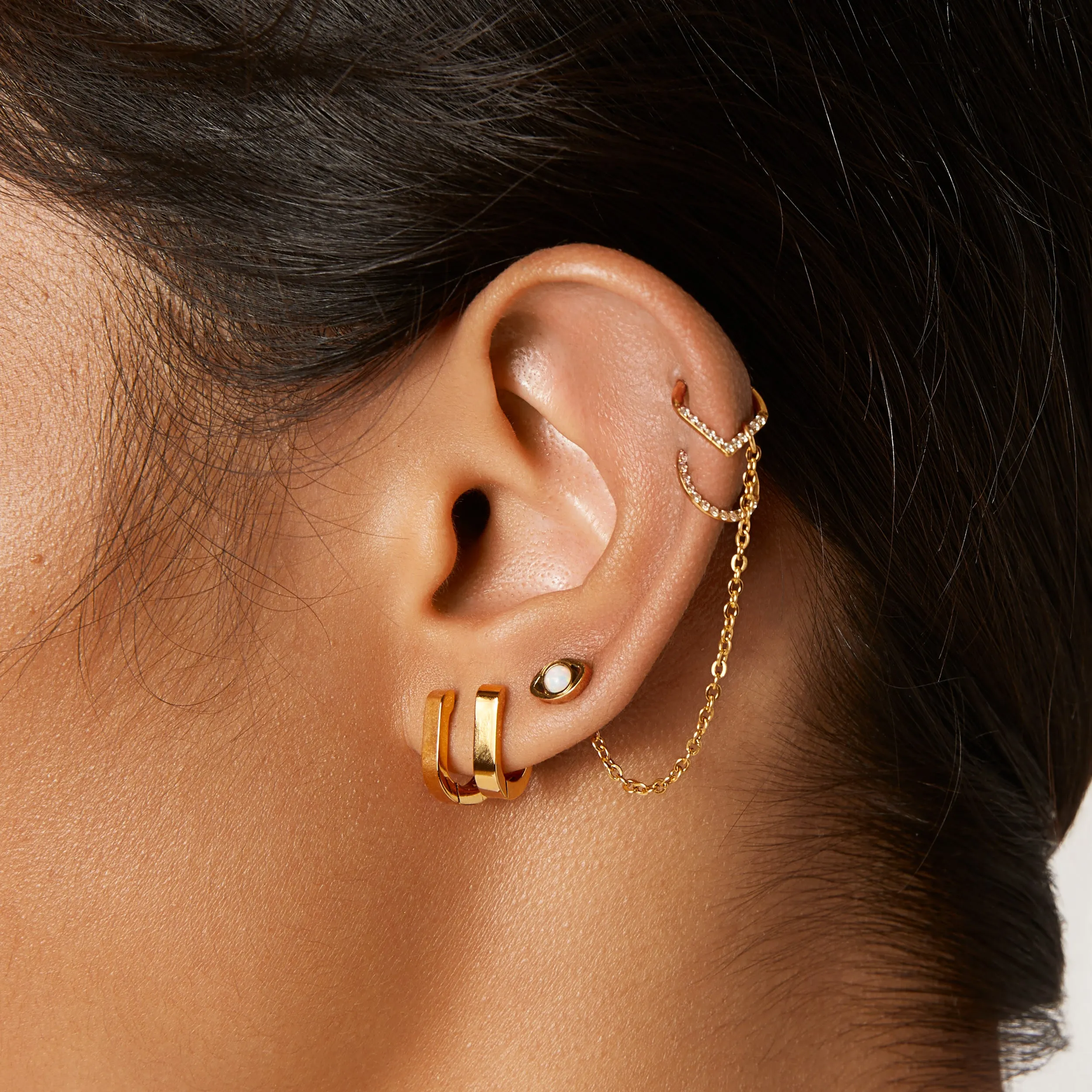 Mini Trendsetter Hoop Earrings