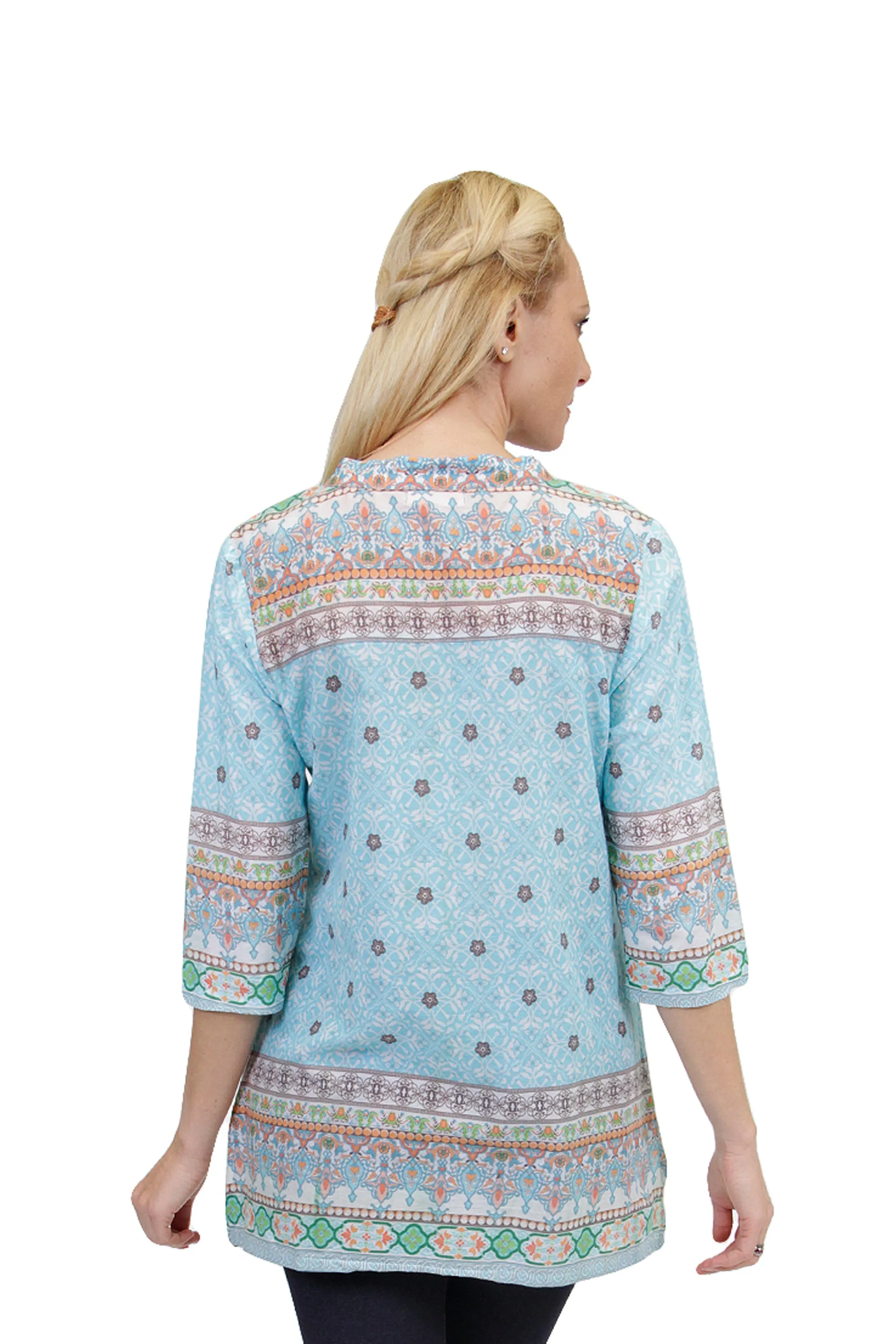 Mosaic Border Print Tunic