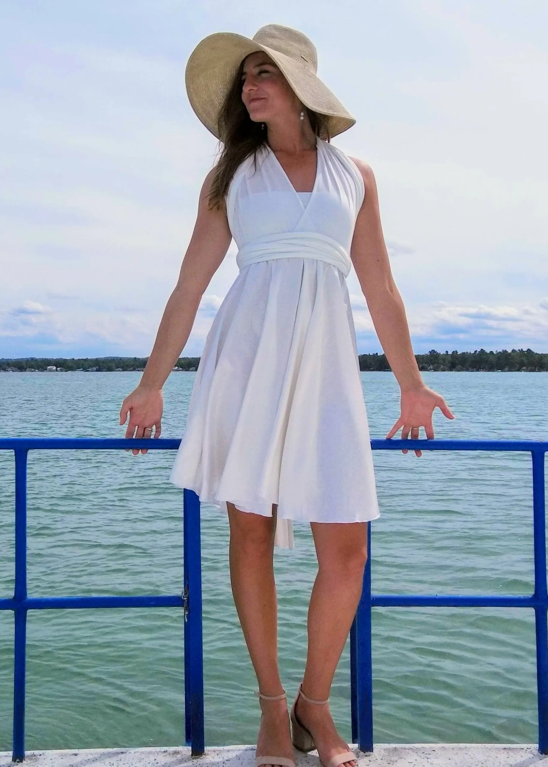 Natural Avita Infinity Dress