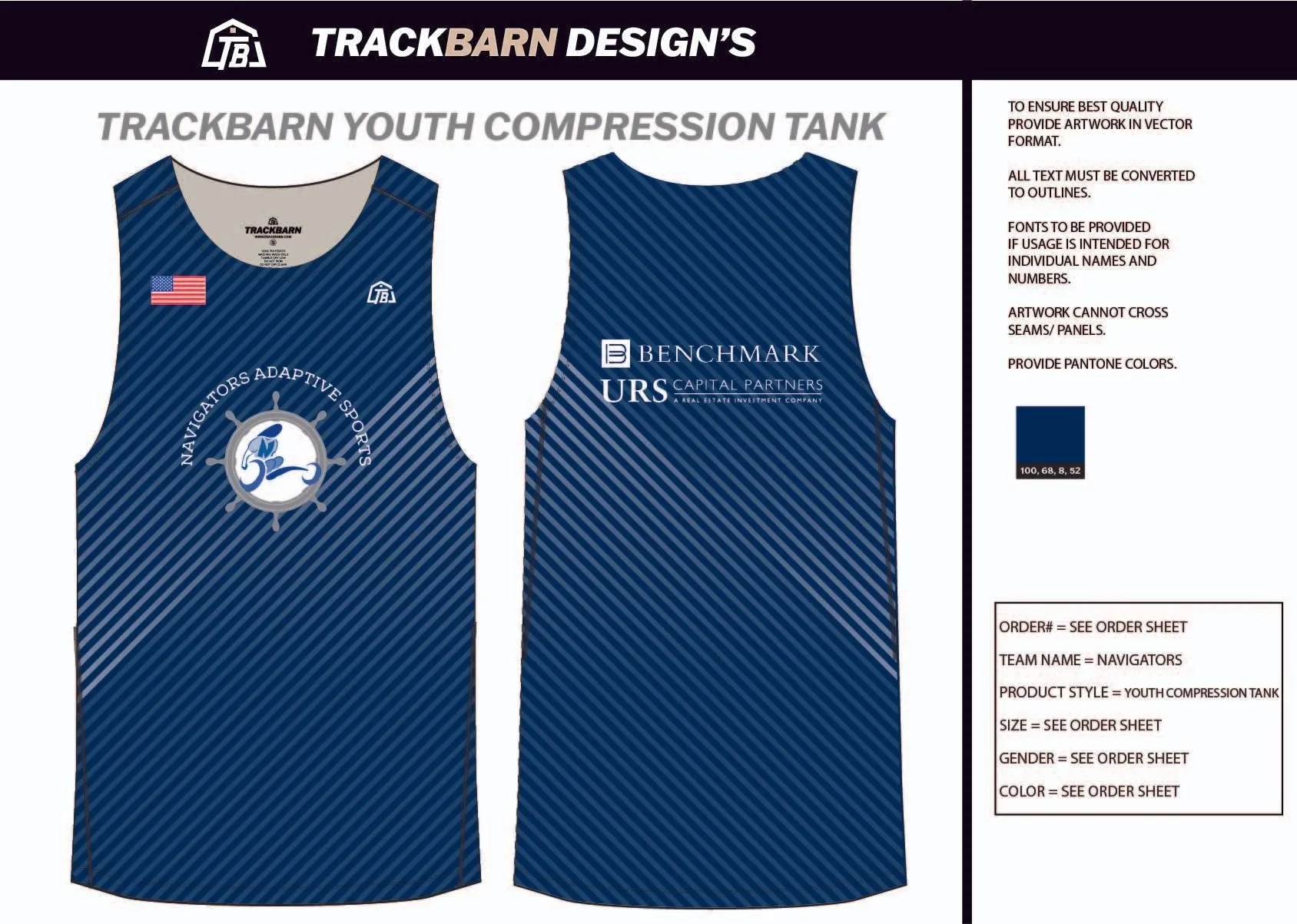 Navigators-- Youth Compression Tank