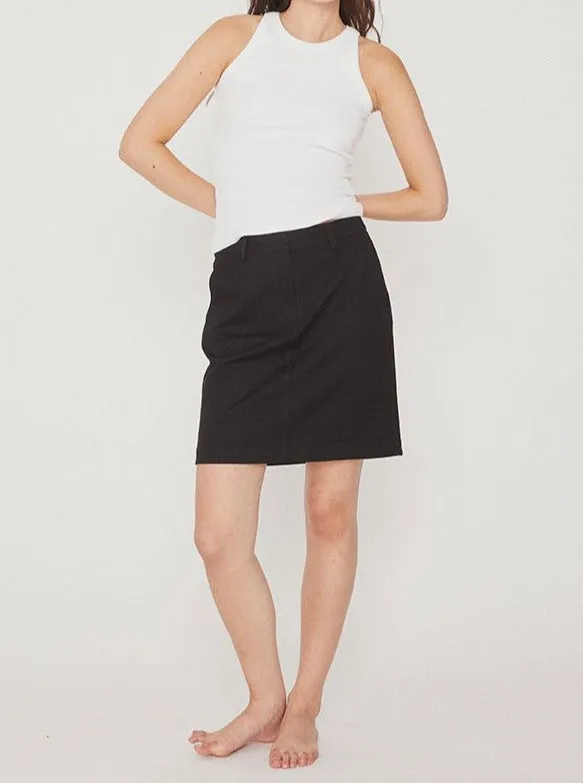 NELLIS SHORT-M SKIRT | BLACK